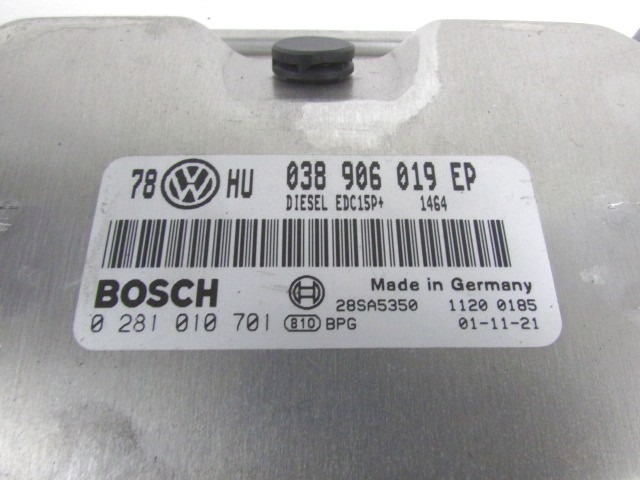 KOMPLET ODKLEPANJE IN VZIG  OEM N. 15418 KIT ACCENSIONE AVVIAMENTO ORIGINAL REZERVNI DEL VOLKSWAGEN PASSAT B5.5 3B3 3B6 3BG R BER/SW (11/2000 - 2005) DIESEL LETNIK 2002