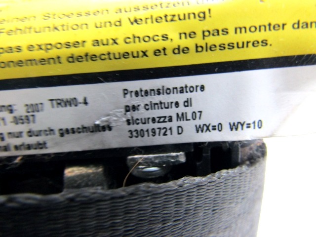 KIT AIRBAG KOMPLET OEM N. 51759726 ORIGINAL REZERVNI DEL FIAT MULTIPLA 186 R (2004 - 2010) BENZINA/METANO LETNIK 2007