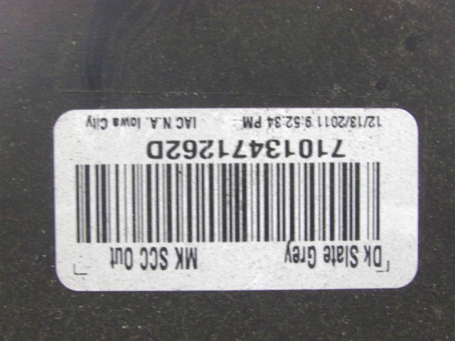 MONTA?NI DELI /  ARMATURNE PLOSCE SPODNJI OEM N. 1AV76TRMAB ORIGINAL REZERVNI DEL JEEP COMPASS MK49 MK1 R (2011 - 2017)DIESEL LETNIK 2012