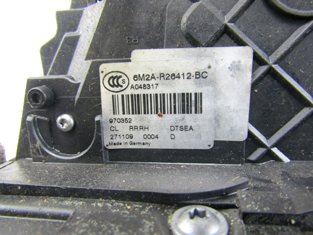 CENTRALNO ZAKLEPANJE ZADNJIH DESNIH VRAT OEM N. 6M2A-R26412-BC ORIGINAL REZERVNI DEL FORD MONDEO BA7 MK3 BER/SW (2007 - 8/2010) DIESEL LETNIK 2009