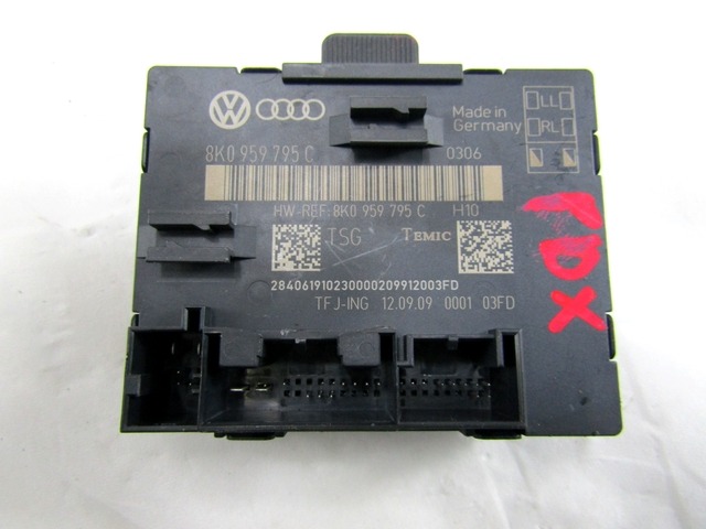 RACUNALNIK VRAT IN STEKEL OEM N. 8K0959795C ORIGINAL REZERVNI DEL AUDI A4 B8 8K2 BER/SW/CABRIO (2007 - 11/2015) DIESEL LETNIK 2009