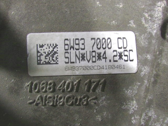 AVTOMATSKI MENJALNIK OEM N. 6W93-7000-CD ORIGINAL REZERVNI DEL JAGUAR XJ X350 X358 (2003 - 2007)BENZINA LETNIK 2007