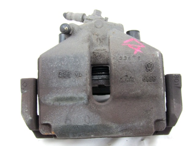 SPREDNJE DESNE ZAVORNE CELJUSTI  OEM N. 1K0615124E ORIGINAL REZERVNI DEL VOLKSWAGEN TOURAN 1T2 MK1 R1 (2006 - 2010)BENZINA/METANO LETNIK 2009