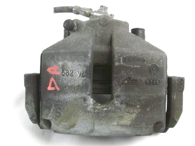 SPREDNJE DESNE ZAVORNE CELJUSTI  OEM N. 1K0615124D ORIGINAL REZERVNI DEL AUDI A3 MK2R 8P 8PA 8P1 8P7 (2008 - 2012)DIESEL LETNIK 2010