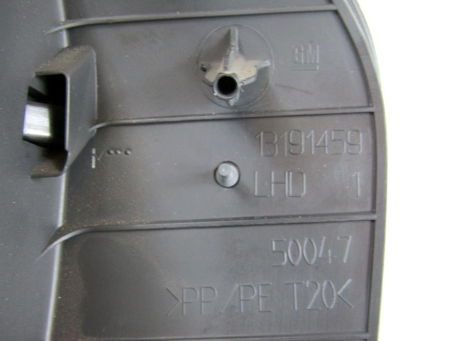 PREDAL ZA DOKUMENTE OEM N. 13191459 ORIGINAL REZERVNI DEL OPEL ASTRA H A04 L48,L08,L35,L67 5P/3P/SW (2004 - 2007) DIESEL LETNIK 2007