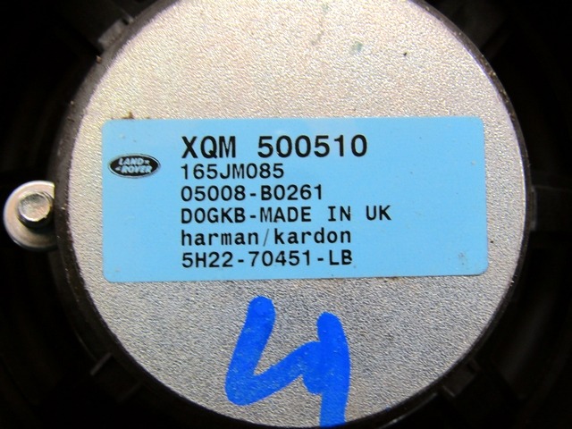 ZVOCNIKI OEM N. XQM500510 ORIGINAL REZERVNI DEL LAND ROVER RANGE ROVER SPORT L320 MK1 (2005 - 2010) DIESEL LETNIK 2008