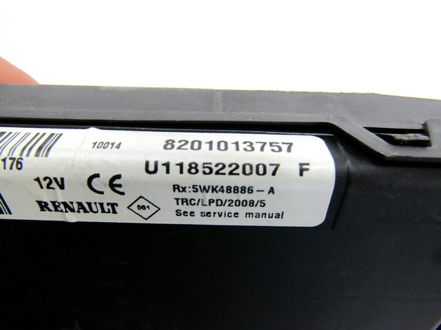 KOMPLET ODKLEPANJE IN VZIG  OEM N. 27576 KIT ACCENSIONE AVVIAMENTO ORIGINAL REZERVNI DEL DACIA SANDERO MK1 (2008 - 2012) BENZINA/GPL LETNIK 2010