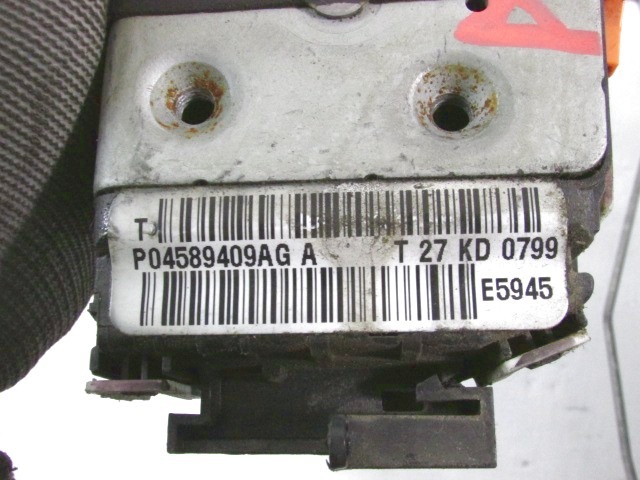 CENTRALNO ZAKLEPANJE PREDNIH LEVIH VRAT OEM N. 04589409AG ORIGINAL REZERVNI DEL DODGE CALIBER (2006 -2012) DIESEL LETNIK 2010