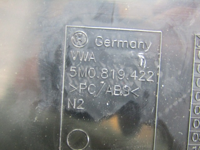 ARMATURNA PLO?CA OEM N. 5M0819422 ORIGINAL REZERVNI DEL VOLKSWAGEN TIGUAN 5N MK1 (2007 - 2011)DIESEL LETNIK 2008