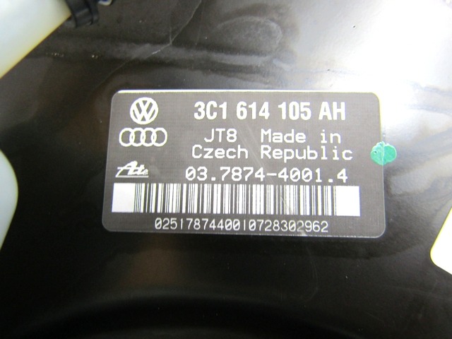 SERVO OJACEVALNIK ZAVOR S PUMPO OEM N. 3C1614105AH ORIGINAL REZERVNI DEL VOLKSWAGEN TIGUAN 5N MK1 (2007 - 2011)DIESEL LETNIK 2008