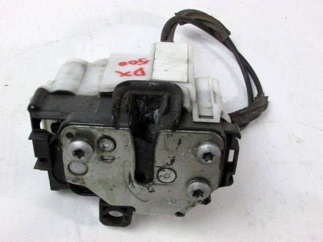 CENTRALNI ZAKLEP SPREDNJIH VRAT  OEM N. 51785918 ORIGINAL REZERVNI DEL FIAT 500 CINQUECENTO 312 MK3 (2007 - 2015) BENZINA LETNIK 2008