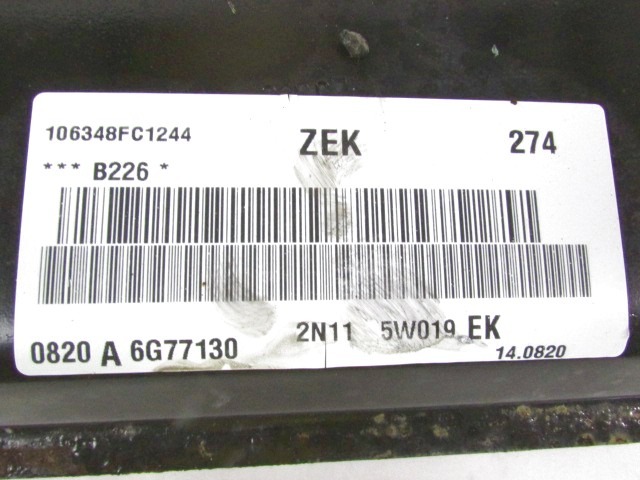 SPREDNJA OS/NOSILEC MOTORJA OEM N. 2N115W019EK ORIGINAL REZERVNI DEL FORD FUSION JU R (03/2006 - 2012) BENZINA LETNIK 2007