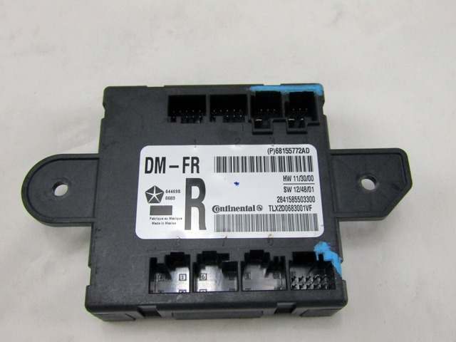 RACUNALNIK VRAT IN STEKEL OEM N. 68155772AD ORIGINAL REZERVNI DEL FIAT FREEMONT (2011 - 2015)DIESEL LETNIK 2013