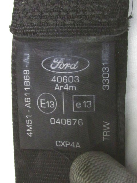 VARNOSTNI PAS OEM N. 4M51-A611B68-AJ ORIGINAL REZERVNI DEL FORD FOCUS DA HCP DP MK2 BER/SW (2005 - 2008) DIESEL LETNIK 2007