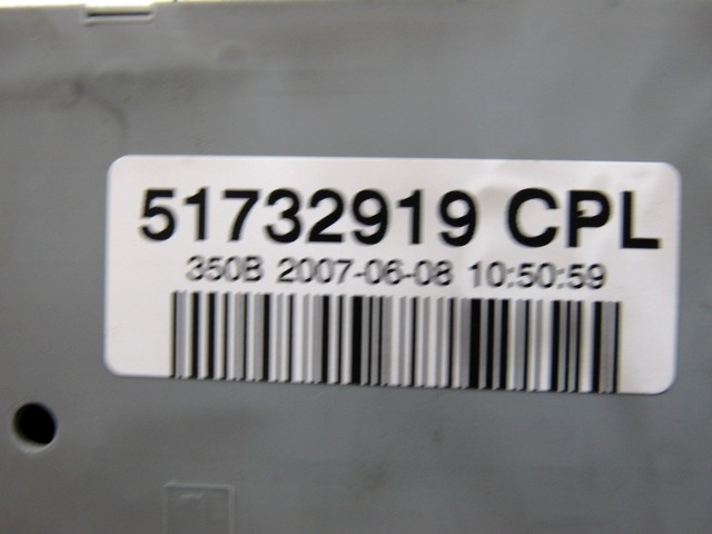 KOMPLET ODKLEPANJE IN VZIG  OEM N. 23357 KIT ACCENSIONE AVVIAMENTO ORIGINAL REZERVNI DEL LANCIA MUSA 350 (2004 - 2007) DIESEL LETNIK 2007