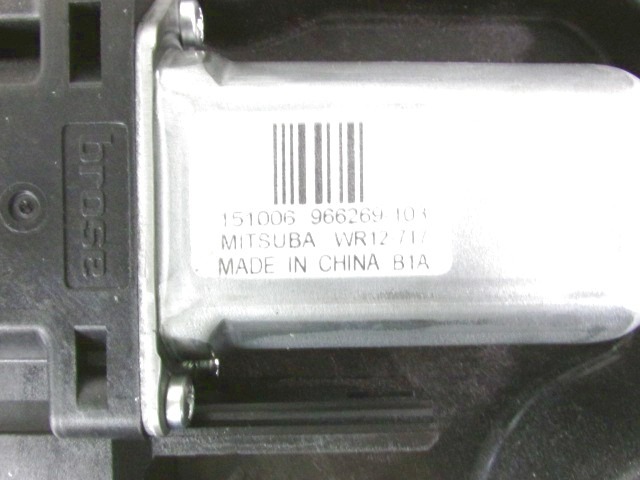 MEHANIZEM DVIGA SPREDNJIH STEKEL  OEM N. 111861 SISTEMA ALZACRISTALLO PORTA ANTERIORE ELETT ORIGINAL REZERVNI DEL VOLVO V40 MK1 525 526 (2012 - 2016)DIESEL LETNIK 2016