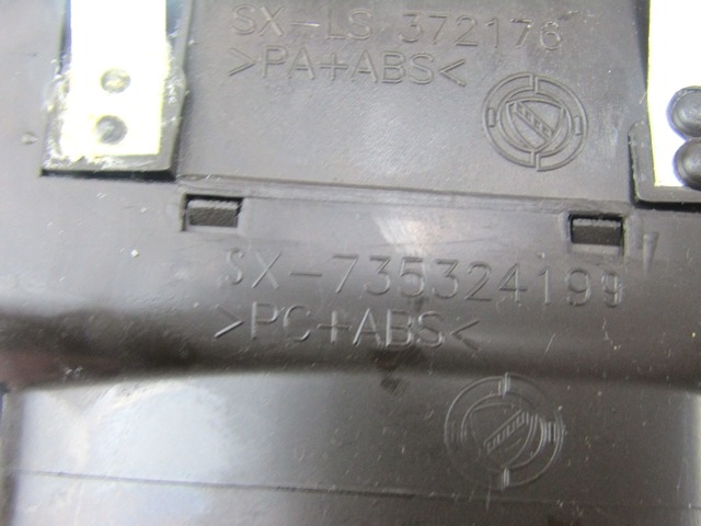 ODVOD ZRAKA OEM N. 735324199 ORIGINAL REZERVNI DEL LANCIA MUSA 350 (2004 - 2007) DIESEL LETNIK 2004