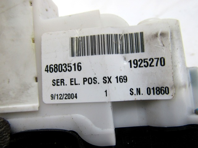 CENTRALNA KLJUCAVNICA ZADJIH LEVIH VRAT OEM N. 46803516 ORIGINAL REZERVNI DEL FIAT PANDA 169 (2003 - 08/2009) BENZINA LETNIK 2005