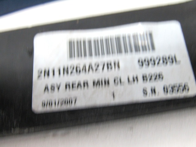 ZUNANJA KLJUKA ZADNJA LEVA VRATA OEM N. 2N11N264A27BN ORIGINAL REZERVNI DEL FORD FUSION JU R (03/2006 - 2012) DIESEL LETNIK 2007