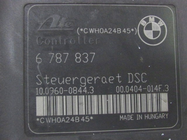 ABS AGREGAT S PUMPO OEM N. 34516791521 ORIGINAL REZERVNI DEL BMW SERIE 1 BER/COUPE/CABRIO E81/E82/E87/E88 LCI R (2007 - 2013) DIESEL LETNIK 2010