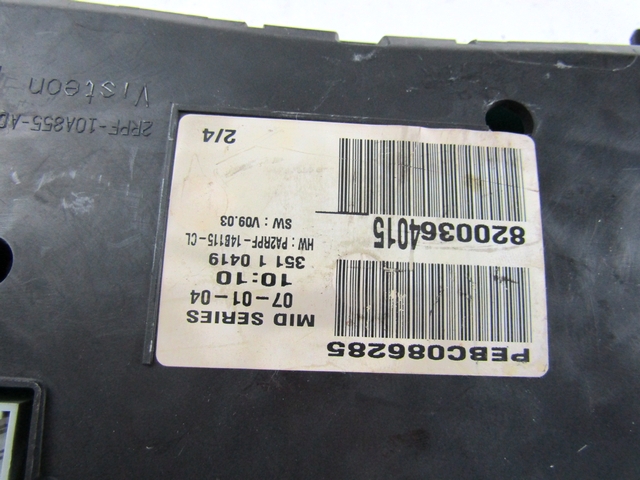 KILOMETER STEVEC OEM N. 8200364015 ORIGINAL REZERVNI DEL RENAULT MEGANE MK2 BM0/1 CM0/1 EM0/1 KM0/1 LM0/1 BER/GRANDTOUR  (10/2002 - 02/2006) DIESEL LETNIK 2004