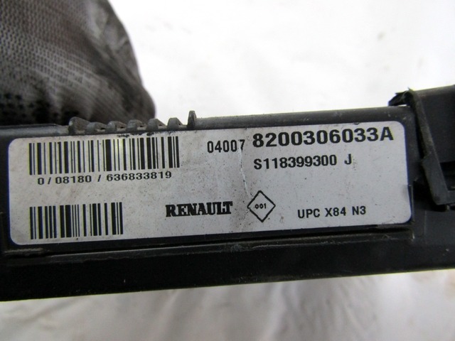 KOMPLET ODKLEPANJE IN VZIG  OEM N. 17734 KIT ACCENSIONE AVVIAMENTO ORIGINAL REZERVNI DEL RENAULT MEGANE MK2 BM0/1 CM0/1 EM0/1 KM0/1 LM0/1 BER/GRANDTOUR  (10/2002 - 02/2006) DIESEL LETNIK 2004