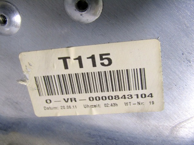 MEHANIZEM DVIGA SPREDNJIH STEKEL  OEM N. 9891 SISTEMA ALZACRISTALLO PORTA ANTERIORE ELETTRI ORIGINAL REZERVNI DEL MERCEDES CLASSE C W204 R BER/SW (2011 - 10/2014)DIESEL LETNIK 2011