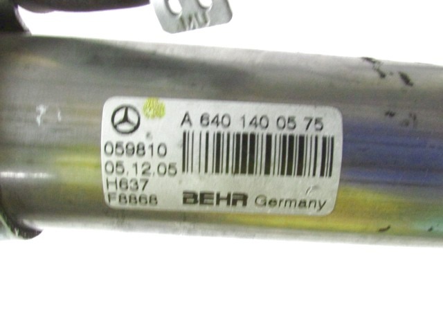 EGR VENTIL/IZMENJALNIK OEM N. A6401400575 ORIGINAL REZERVNI DEL MERCEDES CLASSE B W245 T245 5P (2005 - 2011) DIESEL LETNIK 2006