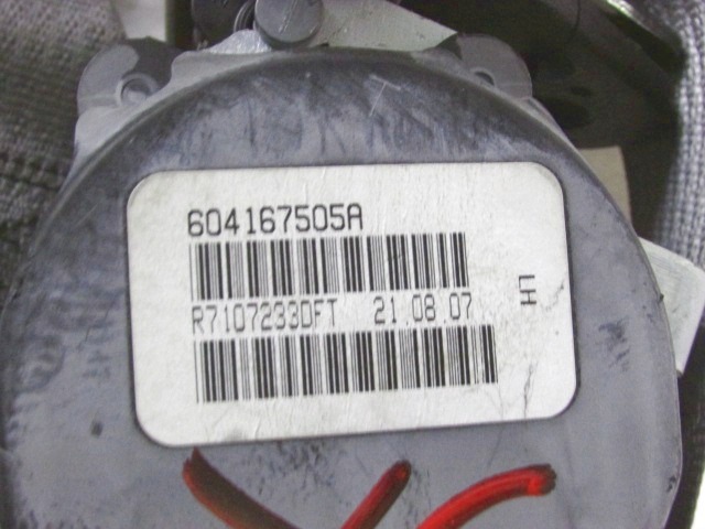 VARNOSTNI PAS OEM N. 1AK49BD5AF ORIGINAL REZERVNI DEL CHRYSLER PT CRUISER PT (2000 - 2010) DIESEL LETNIK 2009