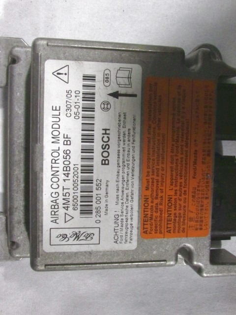 KIT AIRBAG KOMPLET OEM N. 4M5T-14B056-BF ORIGINAL REZERVNI DEL FORD FOCUS DA HCP DP MK2 BER/SW (2005 - 2008) DIESEL LETNIK 2005