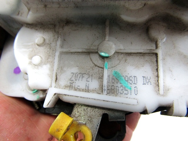 CENTRALNI ZAKLEP SPREDNJIH VRAT  OEM N. 46803510 ORIGINAL REZERVNI DEL FIAT PANDA 169 (2003 - 08/2009) DIESEL LETNIK 2007