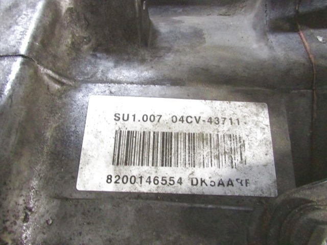 AVTOMATSKI MENJALNIK OEM N. 8200146554 ORIGINAL REZERVNI DEL RENAULT ESPACE / GRAND ESPACE JK0/1 MK4 (05/2003 - 08/2006) DIESEL LETNIK 2004