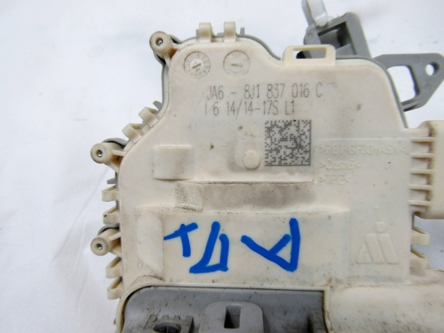 CENTRALNI ZAKLEP SPREDNJIH VRAT  OEM N. 8J1837016C ORIGINAL REZERVNI DEL AUDI A4 B8 8K2 BER/SW/CABRIO (2007 - 11/2015) DIESEL LETNIK 2014