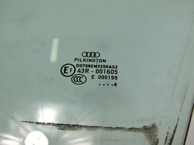 STEKLO SPREDNJIH LEVIH VRAT OEM N. 8K0845201D ORIGINAL REZERVNI DEL AUDI A4 B8 8K2 BER/SW/CABRIO (2007 - 11/2015) DIESEL LETNIK 2014