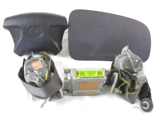 KIT AIRBAG KOMPLET OEM N. B25E57K30B ORIGINAL REZERVNI DEL MAZDA 323F BJ MK4 (1998 - 2002) BENZINA LETNIK 2000