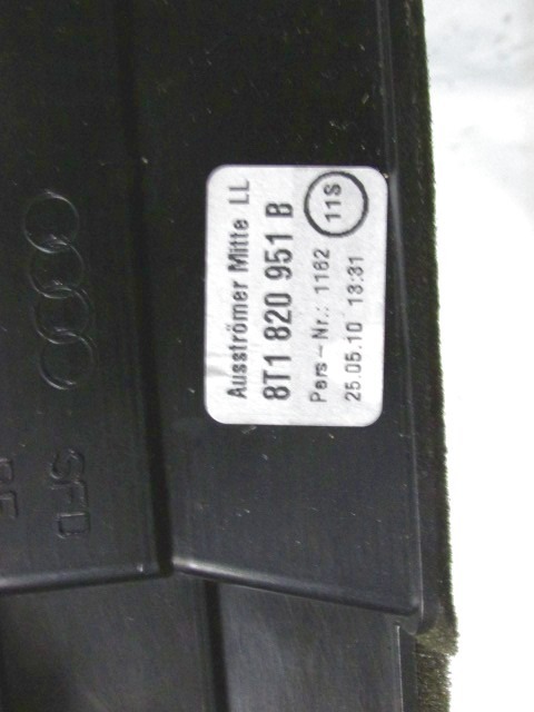 CENTRALNE PREZRACEVALNE SOBE  OEM N. 8T1820951B ORIGINAL REZERVNI DEL AUDI A4 B8 8K2 BER/SW/CABRIO (2007 - 11/2015) DIESEL LETNIK 2010