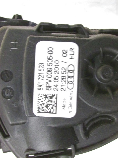 PEDALI OEM N. 8K1721523 ORIGINAL REZERVNI DEL AUDI A4 B8 8K2 BER/SW/CABRIO (2007 - 11/2015) DIESEL LETNIK 2010