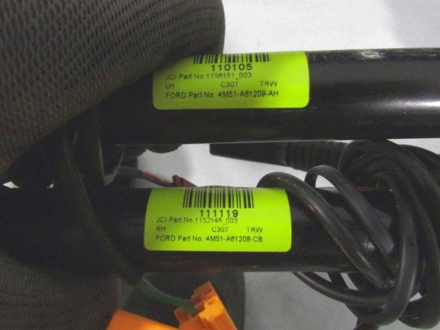 KIT AIRBAG KOMPLET OEM N. 4M5T-14B056-BJ ORIGINAL REZERVNI DEL FORD FOCUS DA HCP DP MK2 BER/SW (2005 - 2008) DIESEL LETNIK 2007