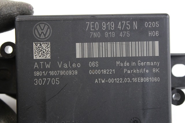 ECU PARKIRNI SENZORJI OEM N. 7E0919475N ORIGINAL REZERVNI DEL VOLKSWAGEN MULTIVAN T6 SGF SGM SGN SHM SHN (DAL 2015)DIESEL LETNIK 2016