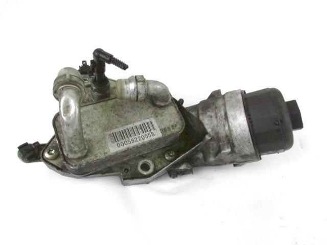 TOPLOTNI IZMENJEVALNIK/FILTER OLJA  OEM N. 55220558 ORIGINAL REZERVNI DEL ALFA ROMEO MITO 955 (2008 - 2018) DIESEL LETNIK 2008