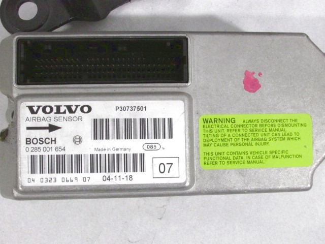 KIT AIRBAG KOMPLET OEM N. 16572 KIT AIRBAG COMPLETO ORIGINAL REZERVNI DEL VOLVO XC90 275 MK1 (2002 - 2014)DIESEL LETNIK 2005