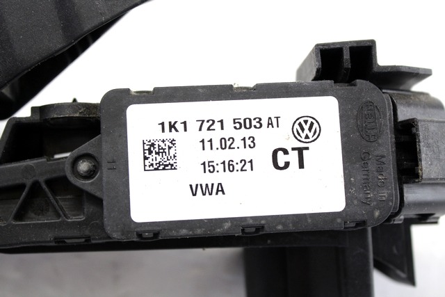 PEDALI OEM N. 1K1721503AT ORIGINAL REZERVNI DEL VOLKSWAGEN PASSAT B7 362 365 BER/SW (10/2010 - 2015)DIESEL LETNIK 2013