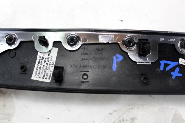 NOTRANJA KLJUKA  OEM N. 3AA867450A ORIGINAL REZERVNI DEL VOLKSWAGEN PASSAT B7 362 365 BER/SW (10/2010 - 2015)DIESEL LETNIK 2013