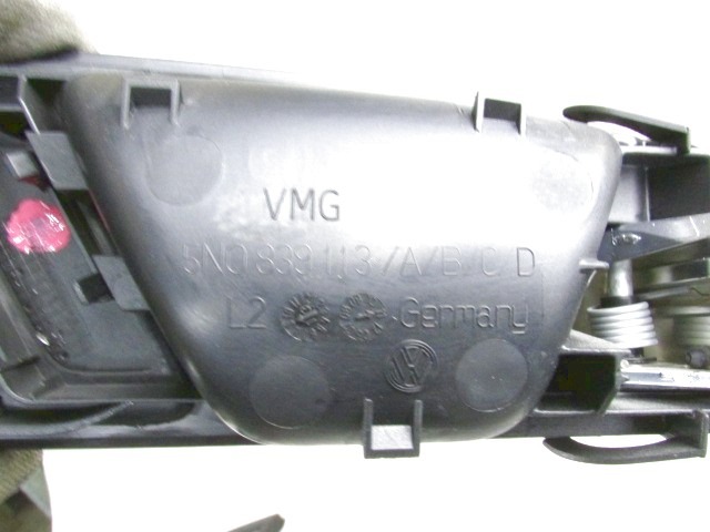 NOTRANJA KLJUKA  OEM N. 5N0839113 ORIGINAL REZERVNI DEL VOLKSWAGEN TIGUAN 5N MK1 R (2011 - 2016)  BENZINA LETNIK 2014