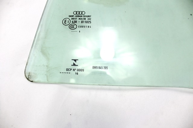 ZADNJA LEVA STEKLO OEM N. 8W9845205 ORIGINAL REZERVNI DEL AUDI A4 B9 BER/SW (DAL 2015)DIESEL LETNIK 2016