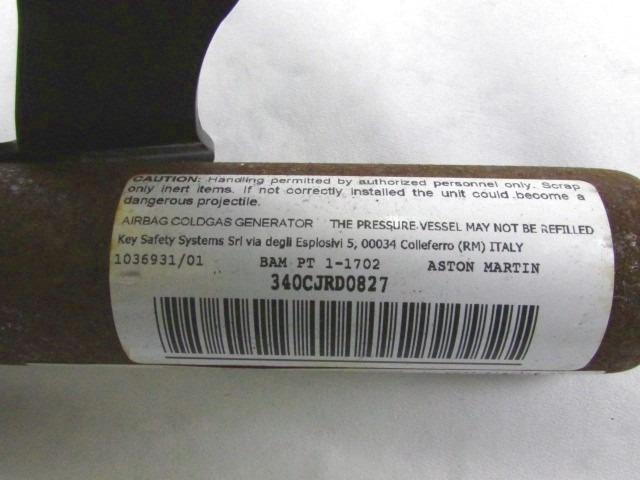 ZRACNA BLAZINA GLAVA DESNA OEM N. CD33-A14K158-AE ORIGINAL REZERVNI DEL ASTON MARTIN VANQUISH AM310 (2012 - 2014)BENZINA LETNIK 2013