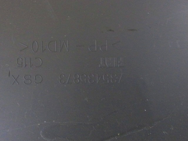 PREDAL ZA DOKUMENTE OEM N. 735435873 ORIGINAL REZERVNI DEL FIAT BRAVO 198 (02/2007 - 2010) DIESEL LETNIK 2009