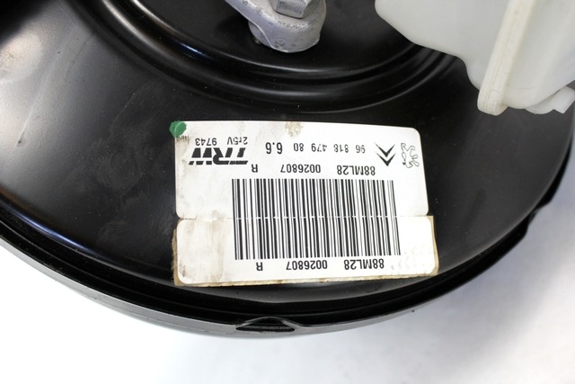 SERVO OJACEVALNIK ZAVOR S PUMPO OEM N. 9681847980 ORIGINAL REZERVNI DEL CITROEN C3 PICASSO MK1 (2009 - 2012) BENZINA LETNIK 2010