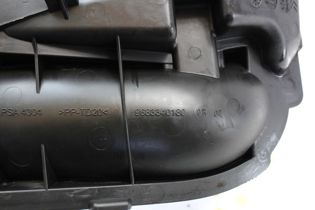 9683340180 MANICOTTO SILENZIATORE ASPIRAZIONE CITROEN C3 PICASSO 1.4 B 70KW 5M 5P (2010) RICAMBIO USATO 