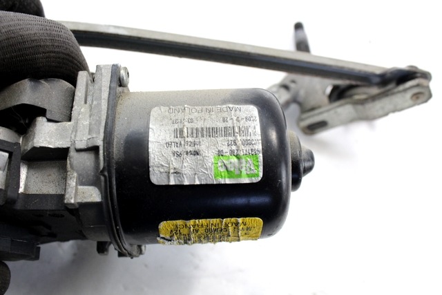 MOTORCEK PREDNJIH BRISALCEV OEM N. 9681793280 ORIGINAL REZERVNI DEL CITROEN C3 PICASSO MK1 (2009 - 2012) BENZINA LETNIK 2010